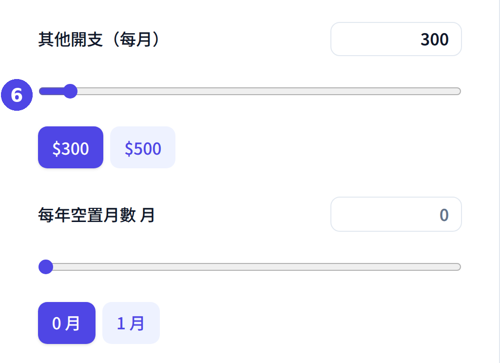 租金回報率計算機:查看每月現金流